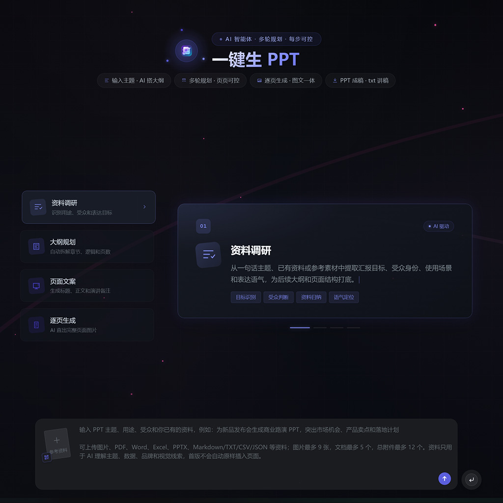 PPT生成与文档方案演示
